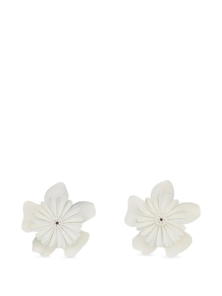  Chloé Pendientes Bloom A Capas - Blanco 