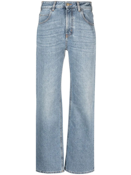  Chloé Vaqueros Boyfriend De Talle Bajo - Azul 