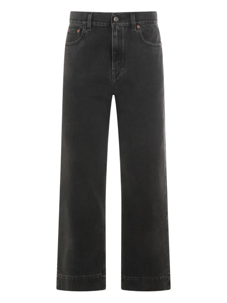  Chloé Vaqueros Con Bolsillos De Parches - Negro 