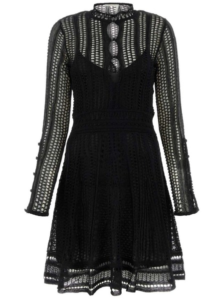  Chloé Vestido Corto Acampanado - Negro 