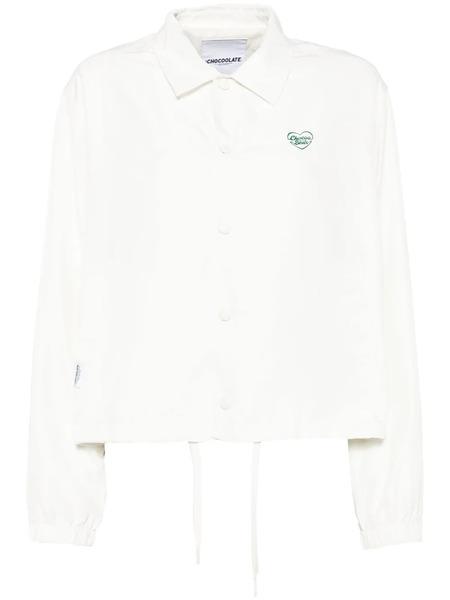  Chocoolate Chaqueta Con Logo Estampado - Blanco 