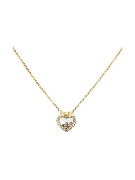  Chopard Pre-owned Collar Happy Diamonds En Oro Amarillo 2010 - Dorado 