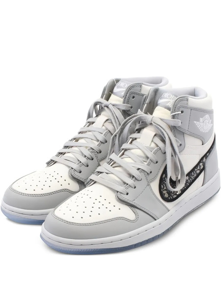  Christian Dior Pre-owned Zapatillas Air 1 Con Cordones De Christian Dior Pre-owned X Jordan - Blanco 
