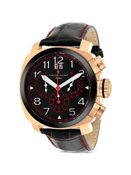  Christian Van Sant Reloj Grand Python De 48 Mm - Negro 