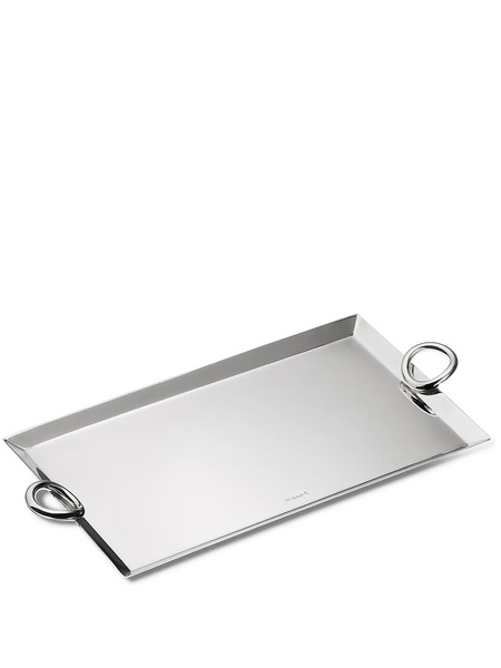  Christofle Bandeja Vertigo Rectangular (25 Cm X 14 Cm) - Plateado 