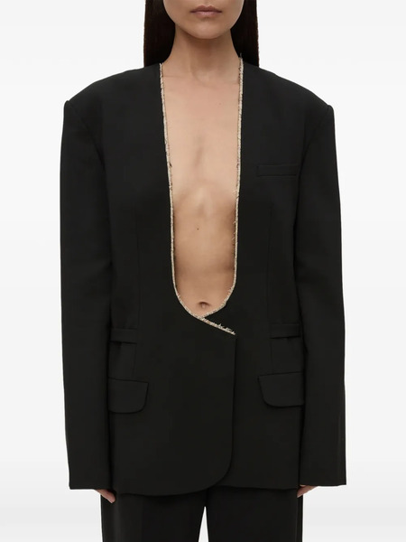  Christopher Esber Blazer Retract Shawl - Negro 