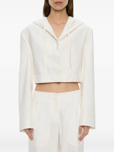  Christopher Esber Chaqueta Noa Con Capucha - Blanco 