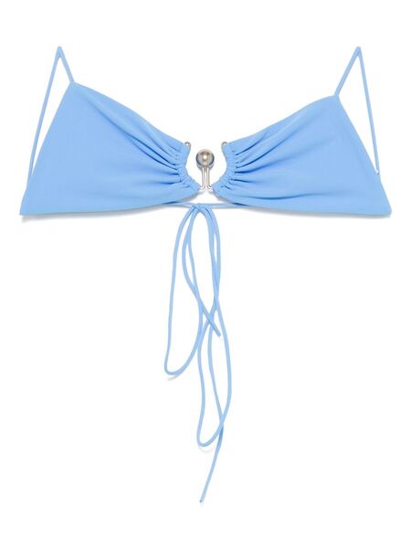  Christopher Esber Top De Bikini Fruncido - Azul 