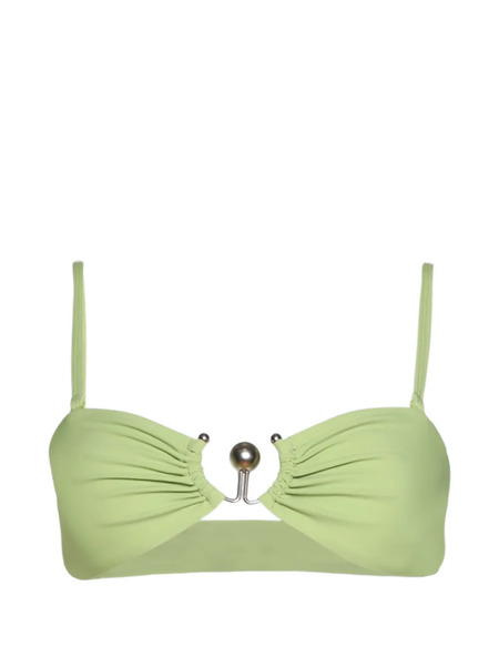  Christopher Esber Top De Bikini Fruncido - Verde 