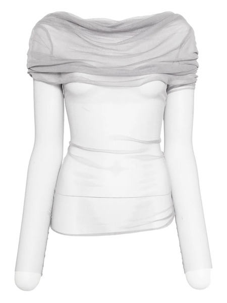  Christopher Esber Top Veiled - Gris 