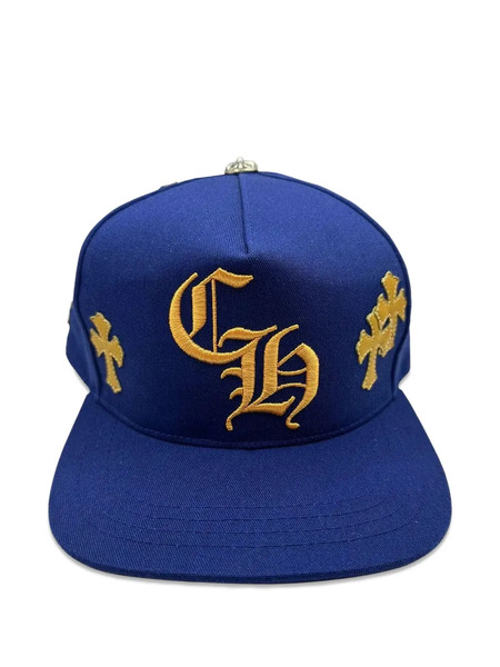  Chrome Hearts Gorra Cross Patch - Azul 