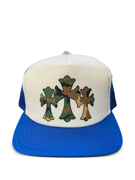  Chrome Hearts Gorra Triple Cross - Azul 