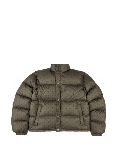  Chrome Hearts Monogram-print Puffer Jacket - Verde 