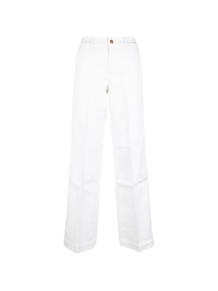  Cigala's Vaqueros Anchos Con Pinzas - Blanco 