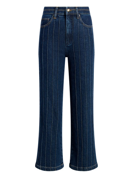  Cinq A Sept Vaqueros Camen Con Pinzas - Azul 