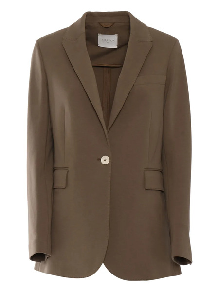  Circolo 1901 Blazer Con Botón - Marrón 