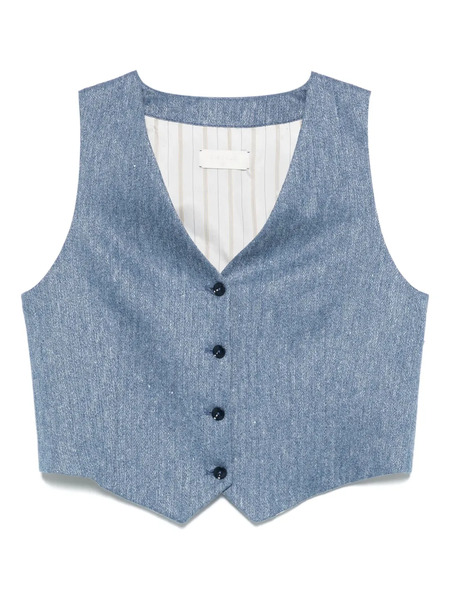  Circolo 1901 Chaleco Vaquero - Azul 