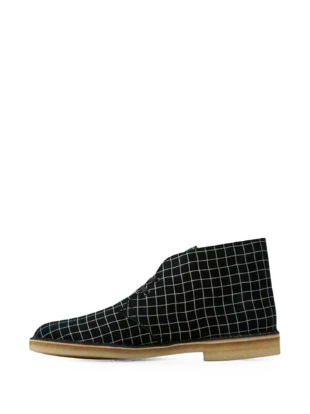  Clarks Originals Grid-pattern Desert Boots - Negro 