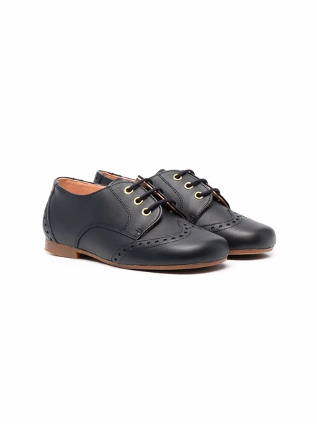  Clarys Zapatos Derby Con Relieve - Azul 