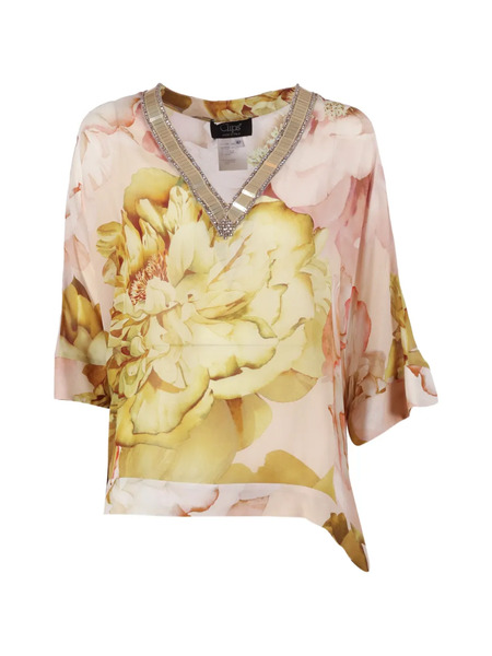  Clips Vestido Con Estampado Floral - Verde 