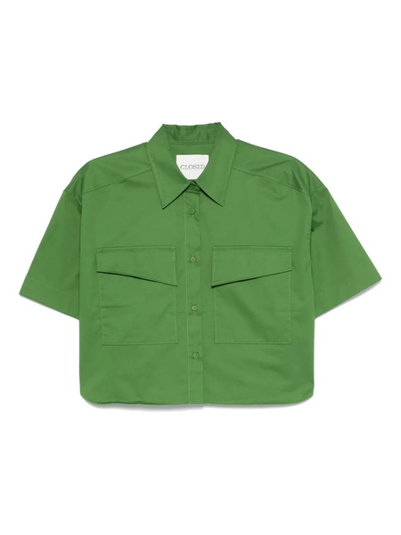  Closed Camisa De Popelina - Verde 
