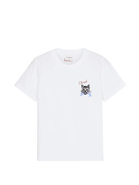  Closed Camiseta Con Estampado Gráfico - Blanco 