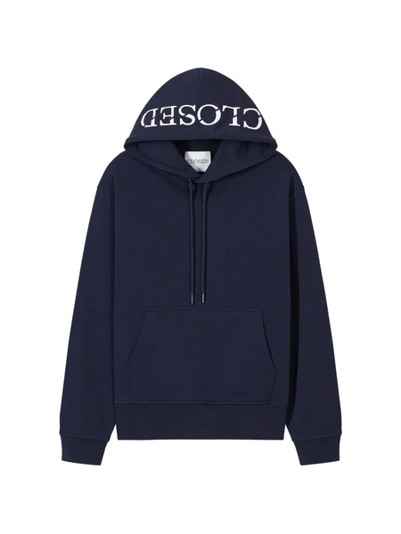  Closed Sudadera Con Capucha Y Logo - Azul 