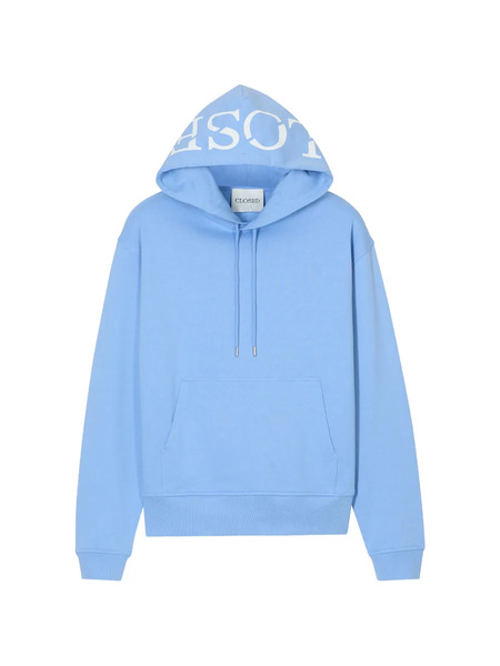  Closed Sudadera Con Capucha Y Logo - Azul 