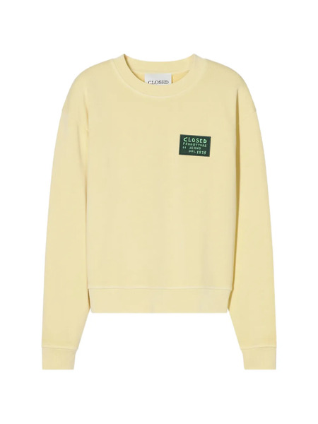  Closed Sudadera Con Cuello Redondo - Amarillo 
