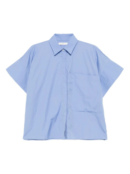  Co Collection Camisa Estilo Boxy - Azul 