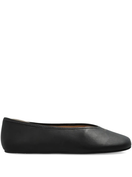  Coach Bailarinas De Piel - Negro 