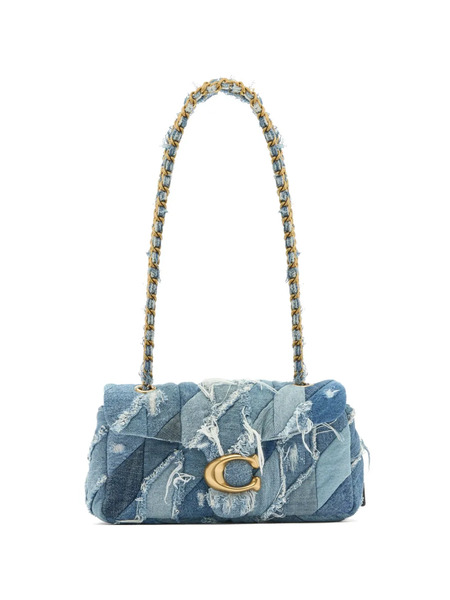  Coach Bolso De Hombro 26 Tabby Con Diseño Patchwork - Azul 