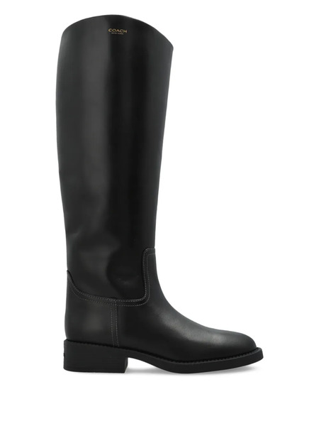  Coach Botas Con Cremallera - Negro 