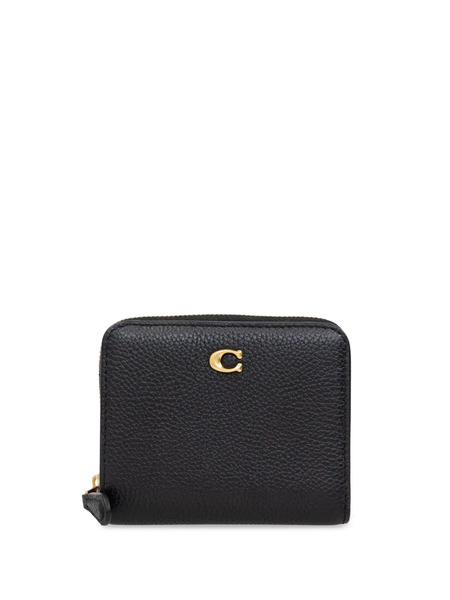  Coach Cartera Billfold Granulada - Negro 