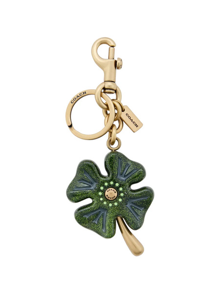 Coach Llavero Four Leaf Clover - Verde 