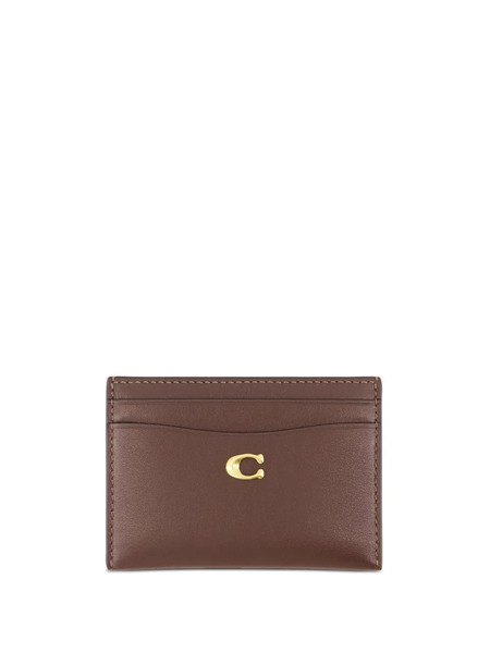  Coach Tarjetero Con Logo Estampado - Marrón 