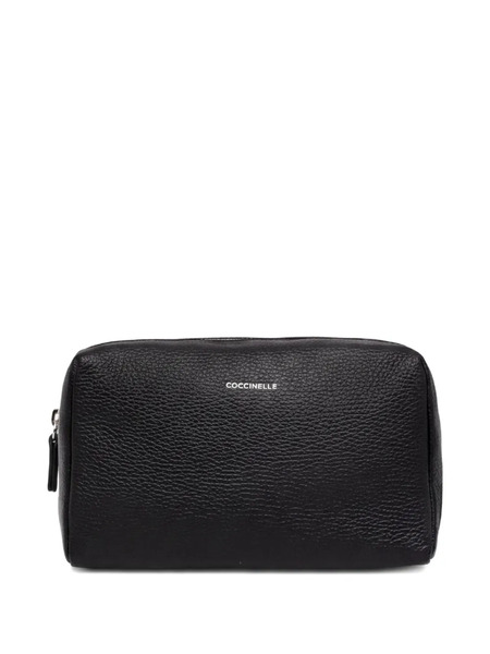  Coccinelle Estuche De Maquillaje De Piel Granulada - Negro 