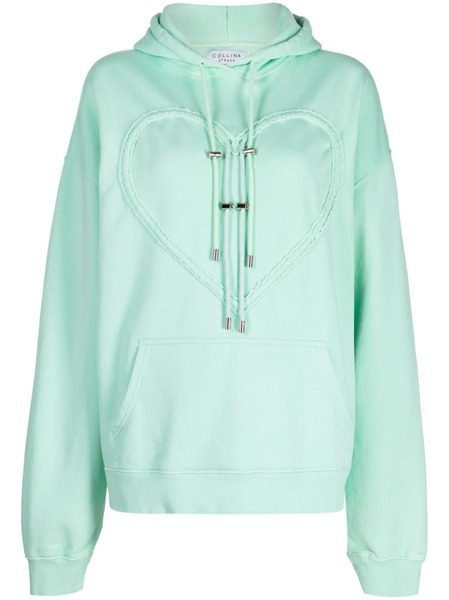  Collina Strada Sudadera Heart Con Capucha - Verde 