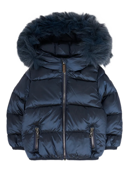  Colmar Kids Plumífero Con Ribete De Pelo - Azul 