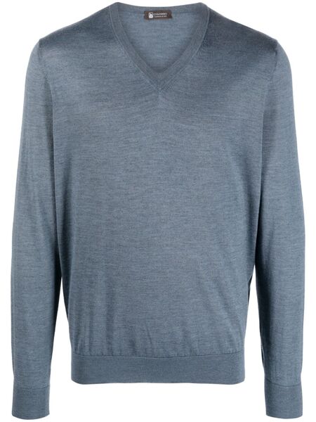  Colombo Jersey Con Cuello En V - Azul 