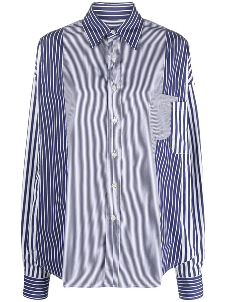  Colville Camisa Frankenstein En Patchwork - Azul 