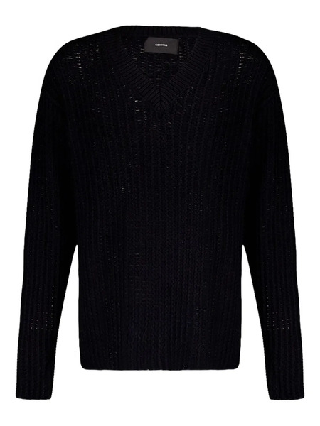  Commas Jersey Con Cuello En V - Negro 