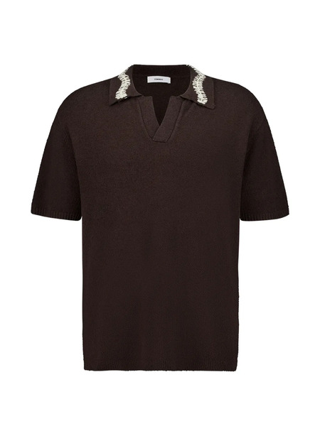  Commas Polo De Ganchillo - Marrón 