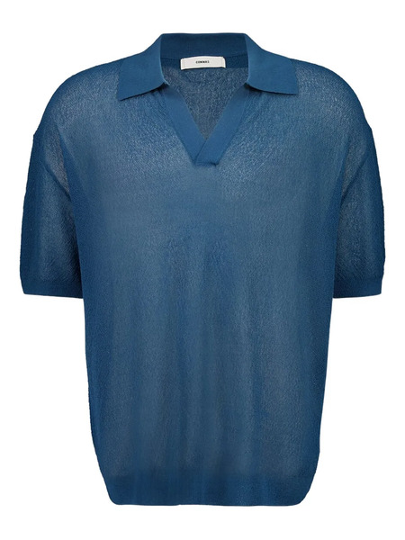  Commas Polo De Punto Fino - Azul 
