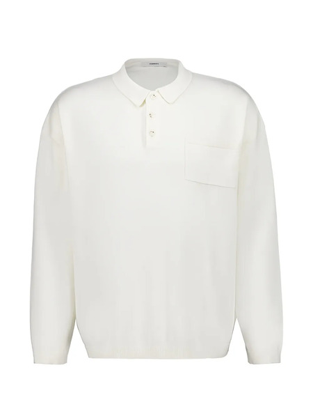  Commas Polo Estilo Boxy - Neutro 