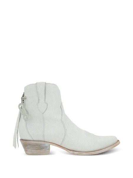  Comme Des Garçons Botas Cowboy Con Efecto Arrugado - Blanco 