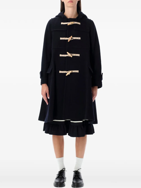  Comme Des Garçons Girl Abrigo Con Capucha - Azul 