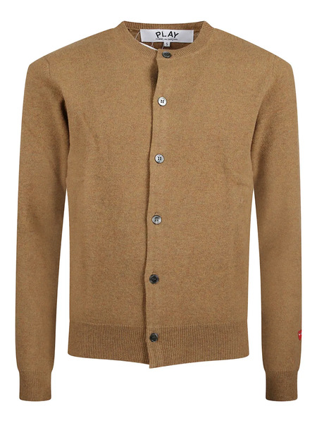  Comme Des Garçons Play Cárdigan Con Botones Y Motivo De Corazón - Marrón 