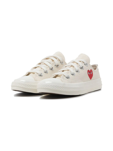  Comme Des Garçons Play Kids Zapatillas Con Logo En Forma De Corazón De Comme Des Garçons Play X Converse - Neutro 