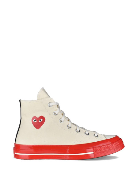 Comme Des Garçons Play X Converse Zapatillas Altas Con Logo En Forma De Corazón De Comme Des Garçons X Converse - Neutro 